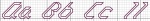 Outline Cross Stitch Alphabet