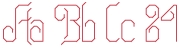 Alphabet 24 Box Kite Cross Stitch Design