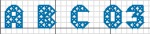 Alphabet 03, Block Letters