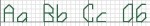 Alphabet 06, Line Letters