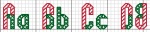 Christmas Cross Stitch Alphabet