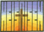 He Is Risen Cross Stitch