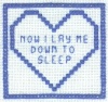 Now I lay me down to sleep