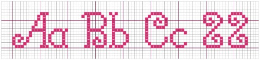 Headline Heads Up – No. 17 « SpareType  Cross stitch fonts, Cross stitch  letters, Cross stitch alphabet