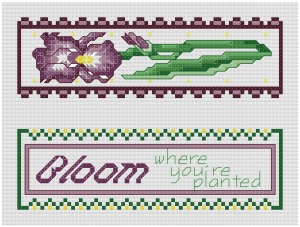 Go to Garden Treasures - Iris Bookmark pattern page