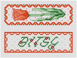 Free Cross Stitch Bookmark Charts