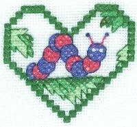 Inchworm Cross Stitch