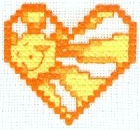 Cross Stitch Smiling Sun