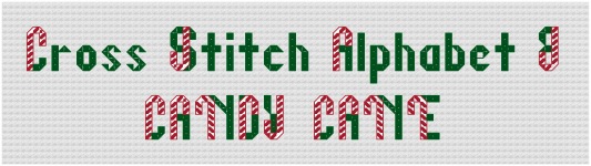 Free Christmas Cross Stitch Alphabet