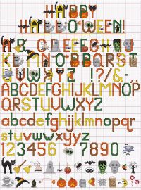 This Happy Halloween Alphabet  comes complet with graphic letters and 27 separate images to capture the fun of Autumn's first holliday.