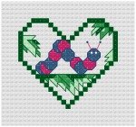 Go to Inchworm Cross Stitch pattern page